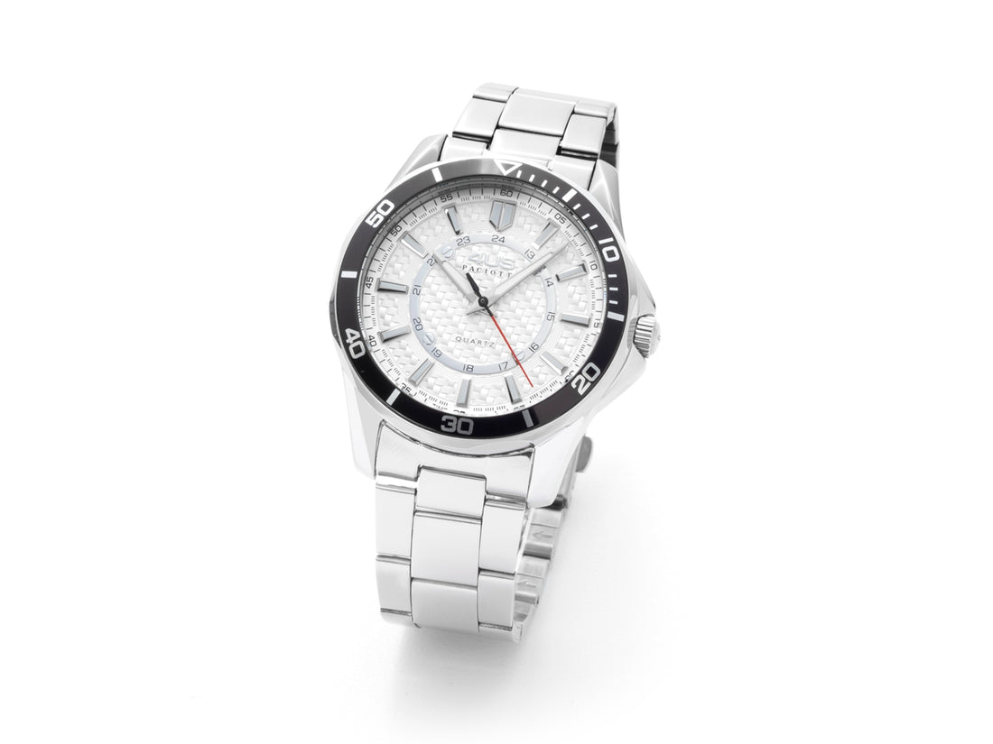 Orologio Uomo 4US Cesare Paciotti Acciaio Quarzo Bianco T4LS357