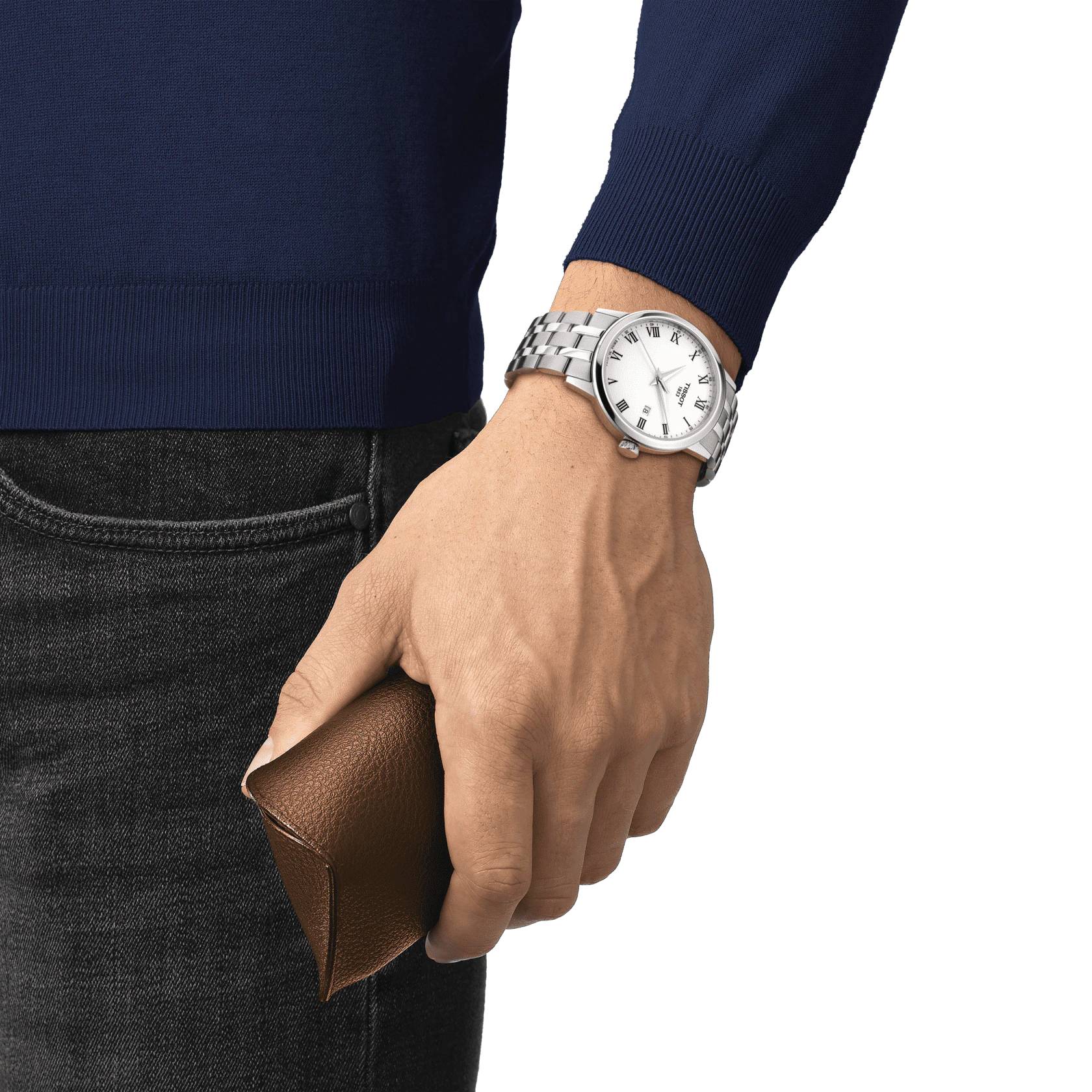 Orologio Uomo Tissot Tradition Solo Tempo acciaio T1294101101300