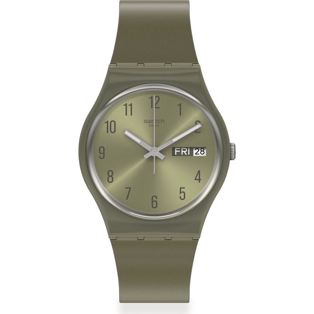 Orologio Donna Bioplastica Swatch Quarzo Verde Solo Tempo GG712