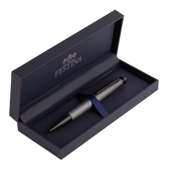 Penna Uomo Festina Acciaio Nero Satinato Biro FWS4102/D