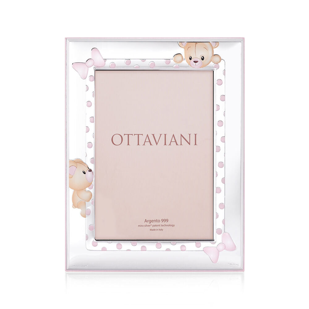 Portafoto Ottaviani Argento Orsacchiotta Baby Collection 13X18 7001AR