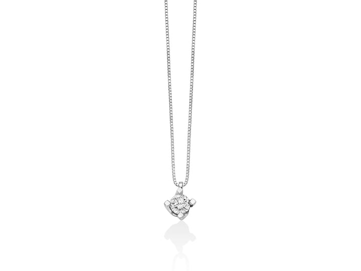 Collana Donna Miluna Punto Luce ORO 750 con  diamanti CLD5065-014G7