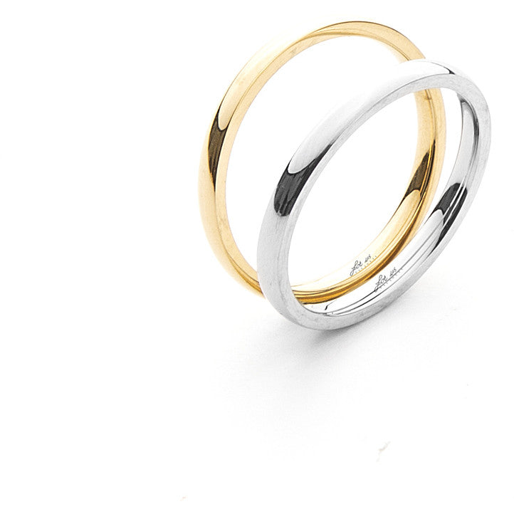 Anello Donna 4US Cesare Paciotti Acciaio Dorato e bianco 4UAN4793W/16