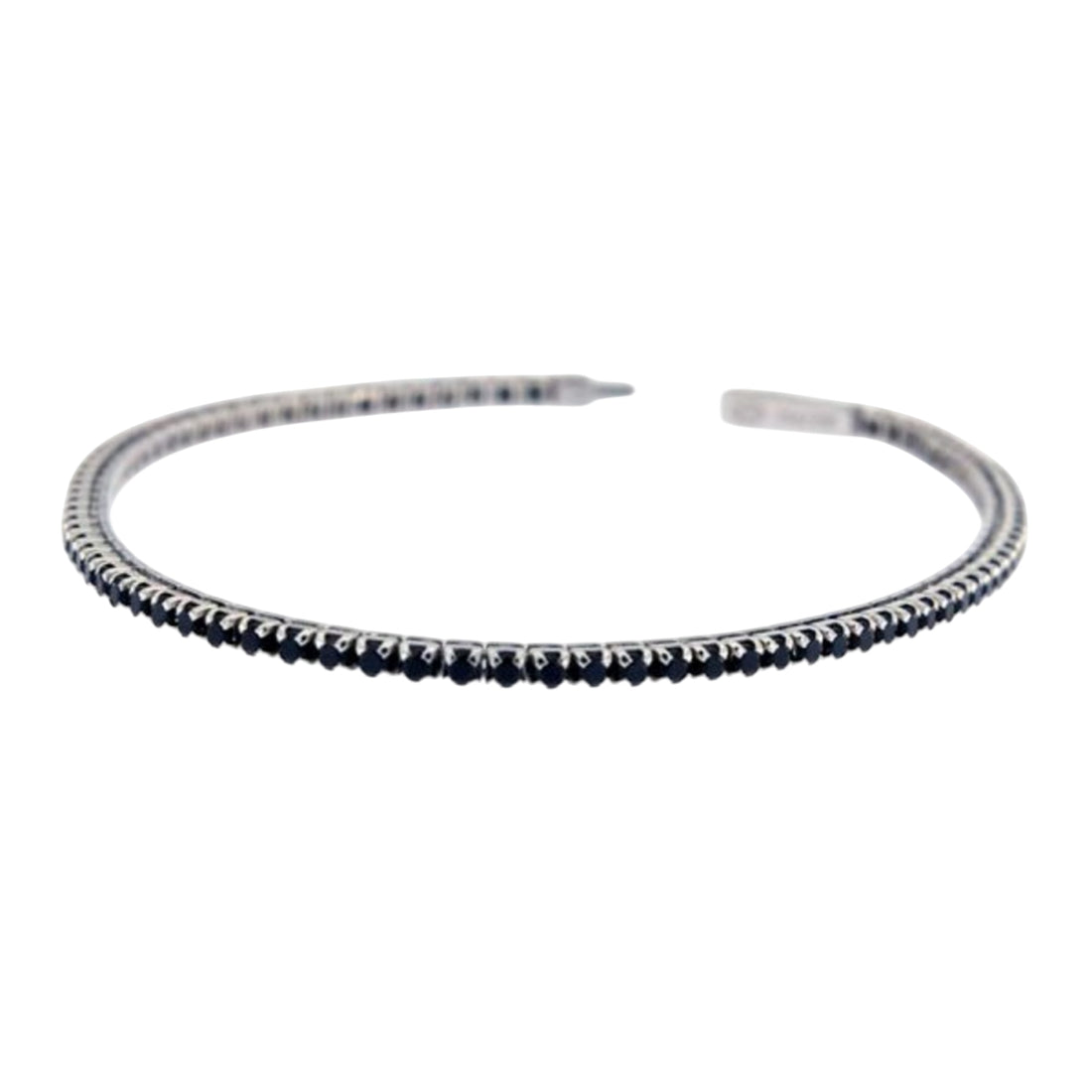 Bracciale Uomo Zancan Tennis Argento 925 Zirconi Neri ESB079-19