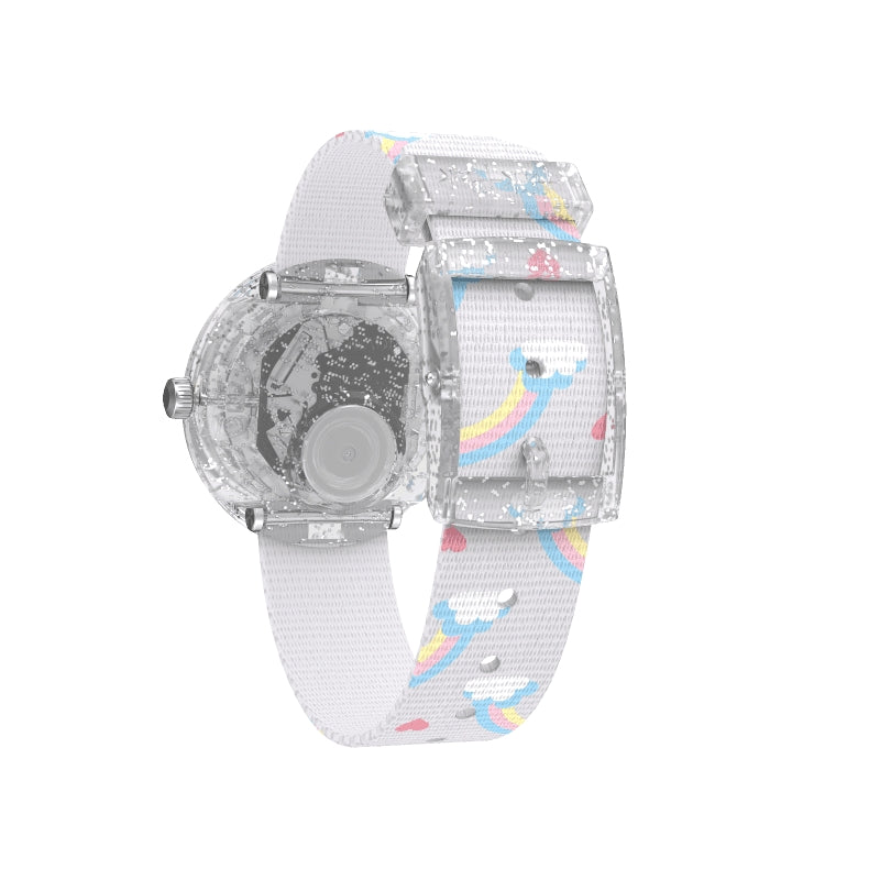 Orologio Swatch Bambina Flik Flak Rosa Solo Tempo ZFPN072