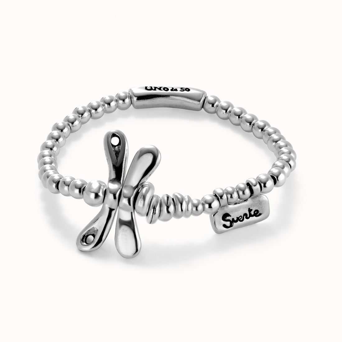 Bracciale Donna Uno De 50 Elastico Libellula Suerte PUL2476MTL0000M