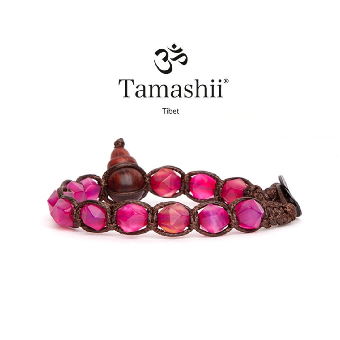Bracciale Uomo Tamashii Pietra Biglie Cut agata rossa BHS911-34