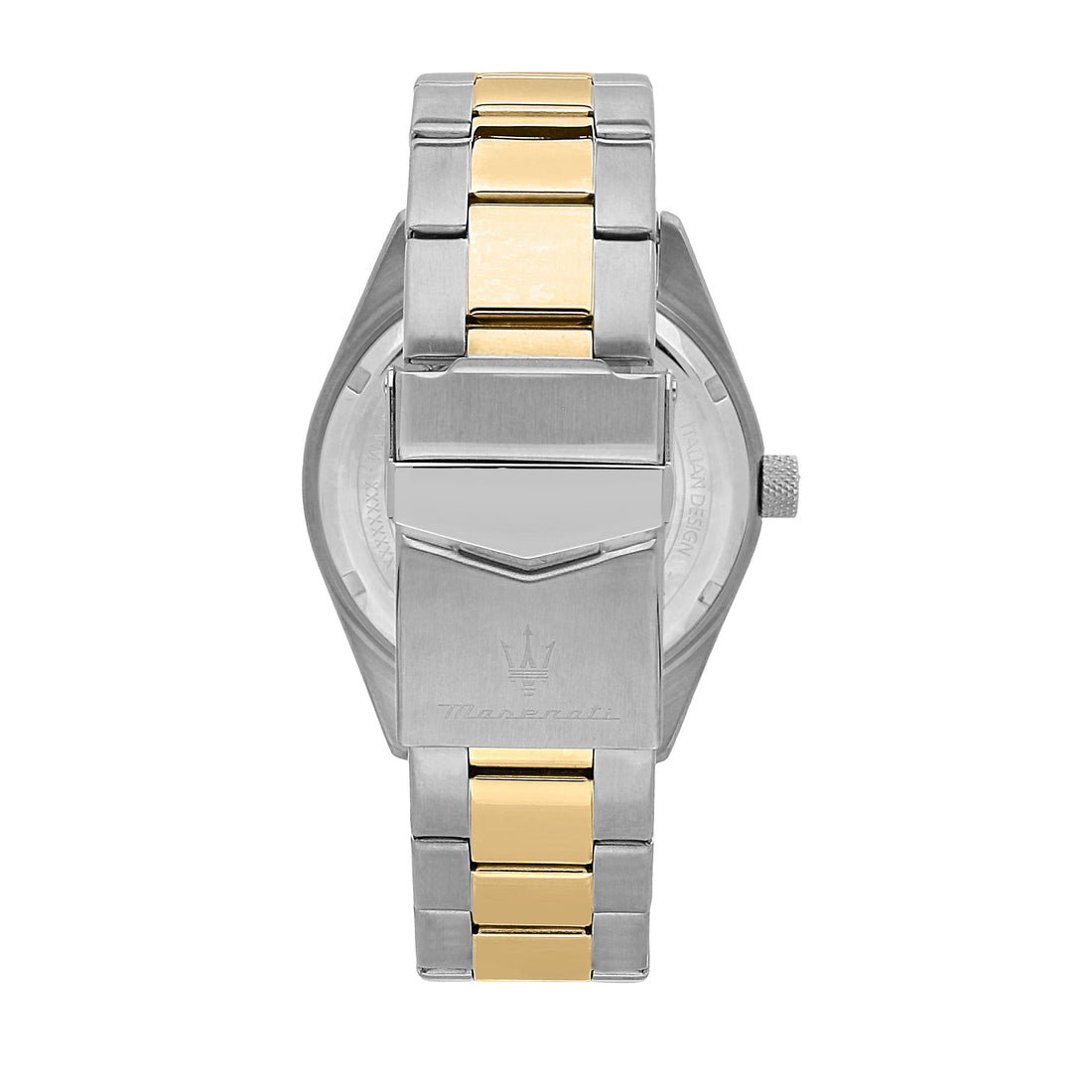 Orologio Uomo Maserati Set Box Bracciale Acciaio Bicolore Quarzo Data R8853100033
