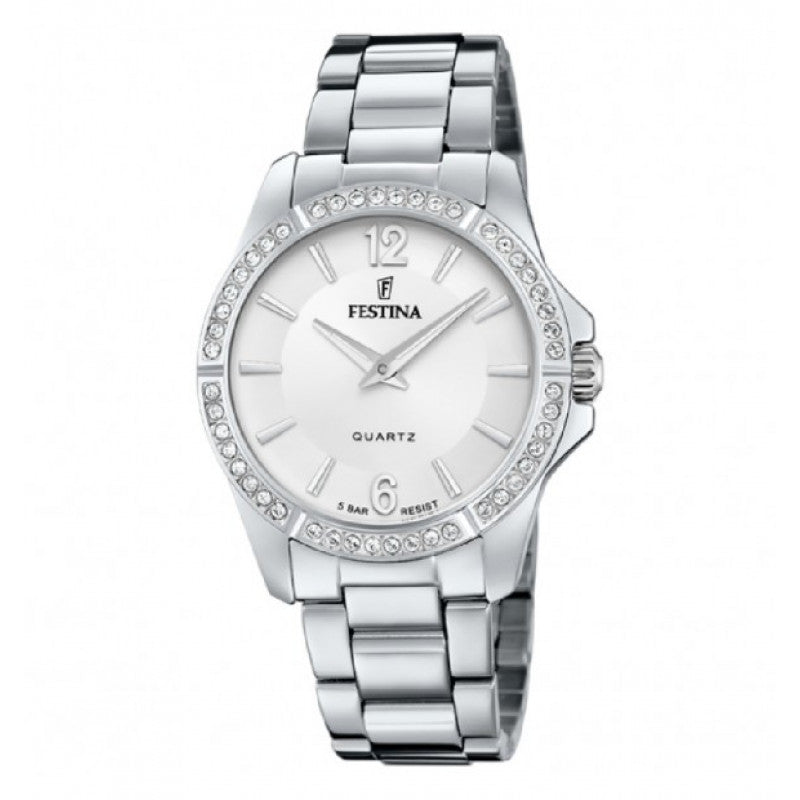 Orologio Unisex Donna Festina Acciaio Argentè Quarzo Solo Tempo  F20593/1