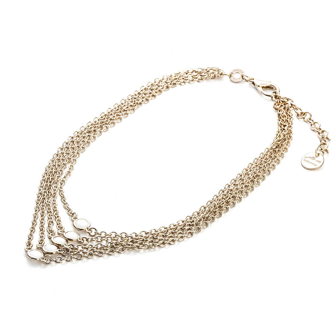 Collana Donna Acciaio 4US cesare paciotti White Eyes 4UCL2909W