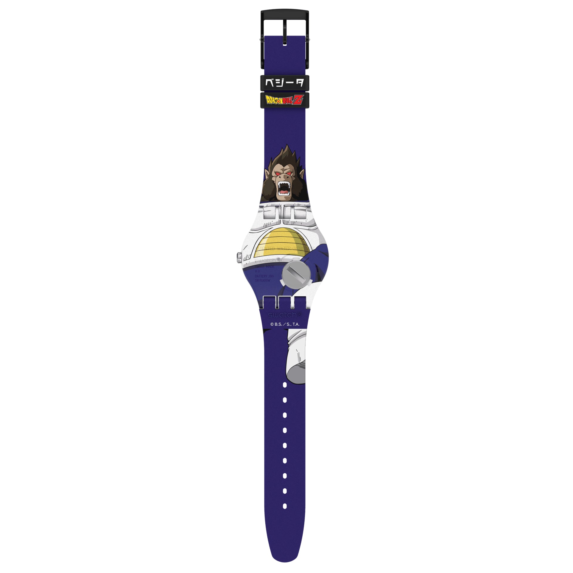 Orologio Uomo Swatch Dragonball Vegeta Quarzo Solo Tempo SUOZ348