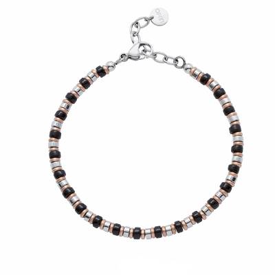 Bracciale Uomo Liu Jo Acciaio Pietre MLJ642