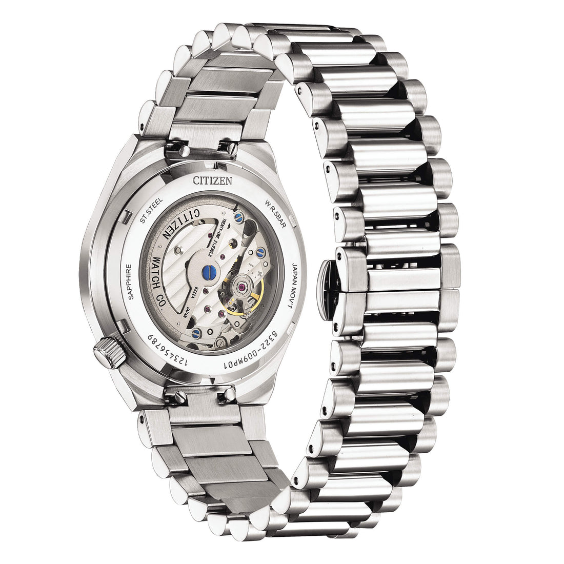 Orologio Uomo Citizen Tsuyosa Piccola Secondi Blu Cielo Guillochè NK5010-51L