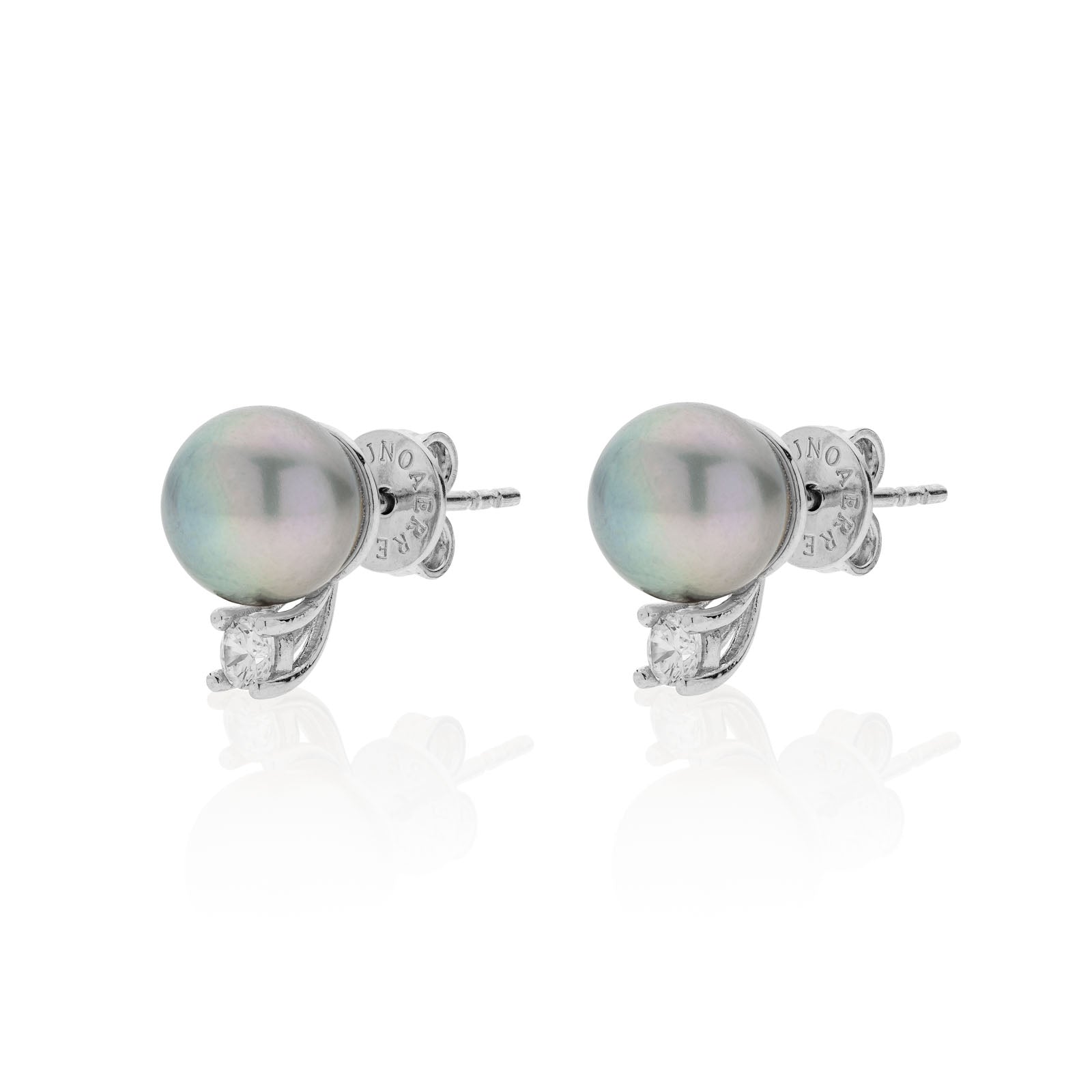 Orecchini Donna Unoaerre Argento 925 Bianco perla e zircone 557206