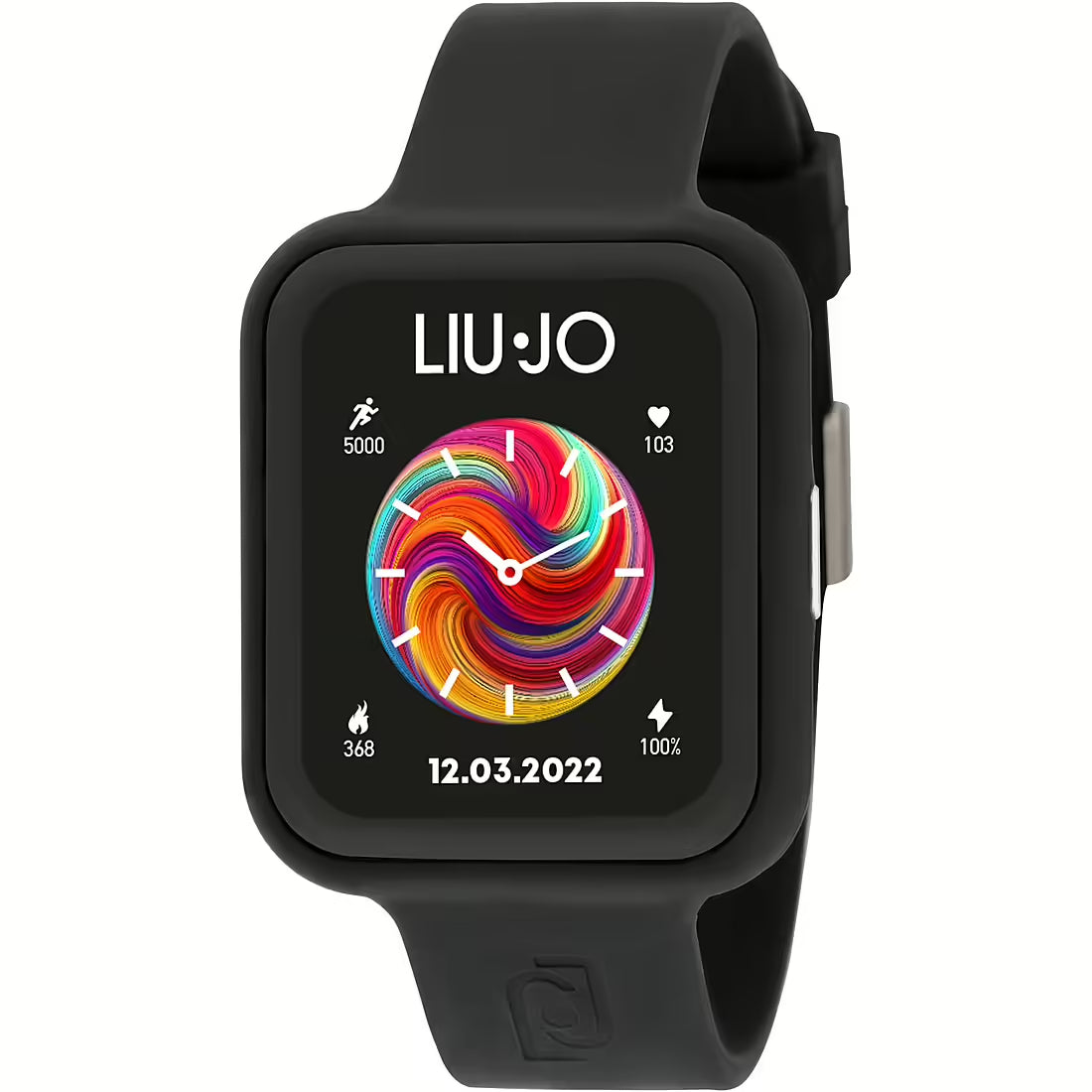 Orologio Liu Jo Uomo Smartwatch Voice Fancy Gomma Nero SWLJ130