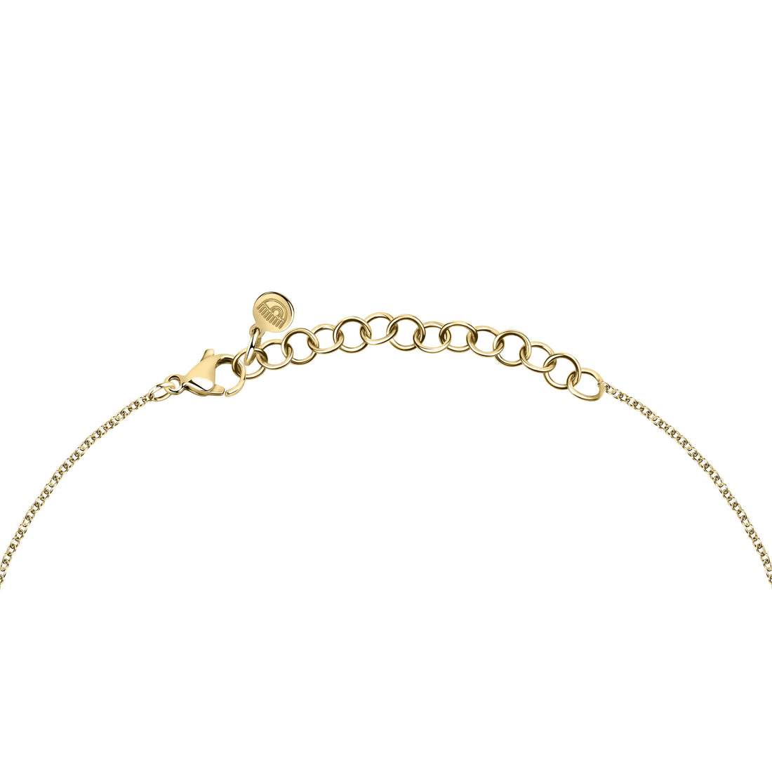 Collana Donna Chiara Ferragni Catenina Acciaio Dorato Cuore Zircone Bianco