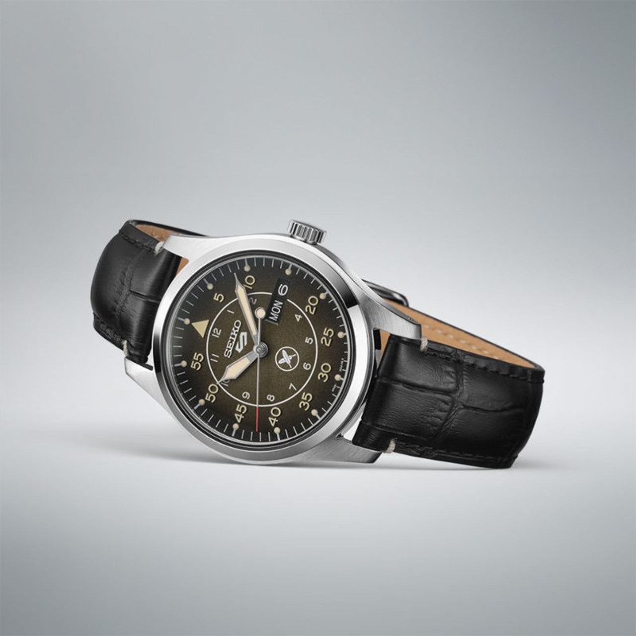 Orologio Uomo Seiko 5 Yuto Horigome Edizione Limitata Pelle Nero SRPL31K1