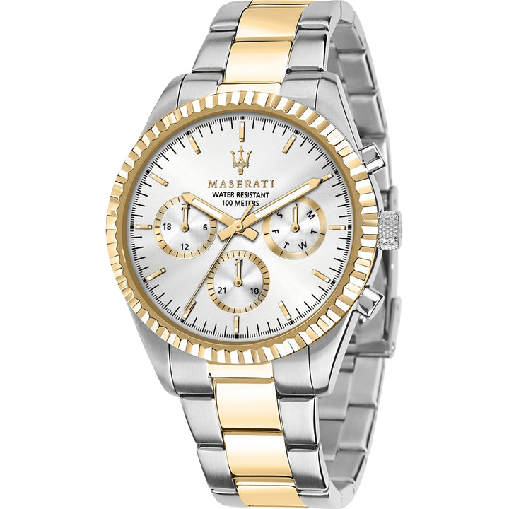 Orologio Uomo Acciaio Maserati Multifunzione Quarzo Competizione R8853100021