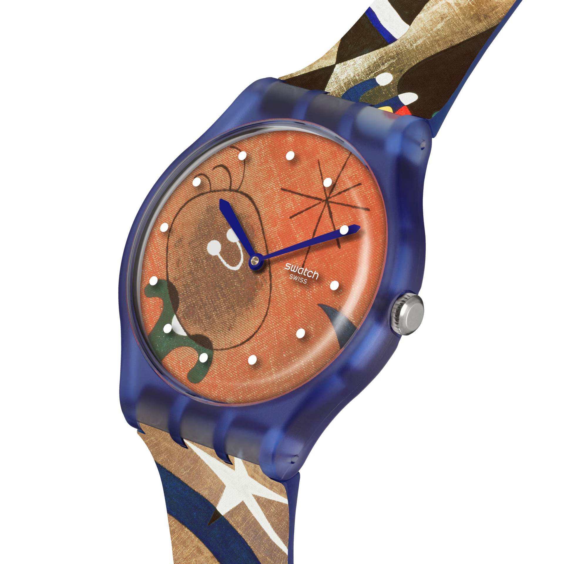 Orologio Unisex Swatch Miro's Women & Bird In The Moonlight SO29Z136