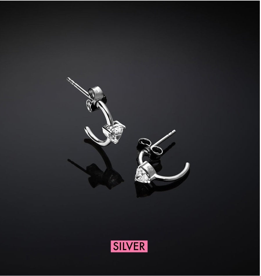 Orecchini Donna Chiara Ferragni Argento 925 Cuore A Lobo J19AXD04