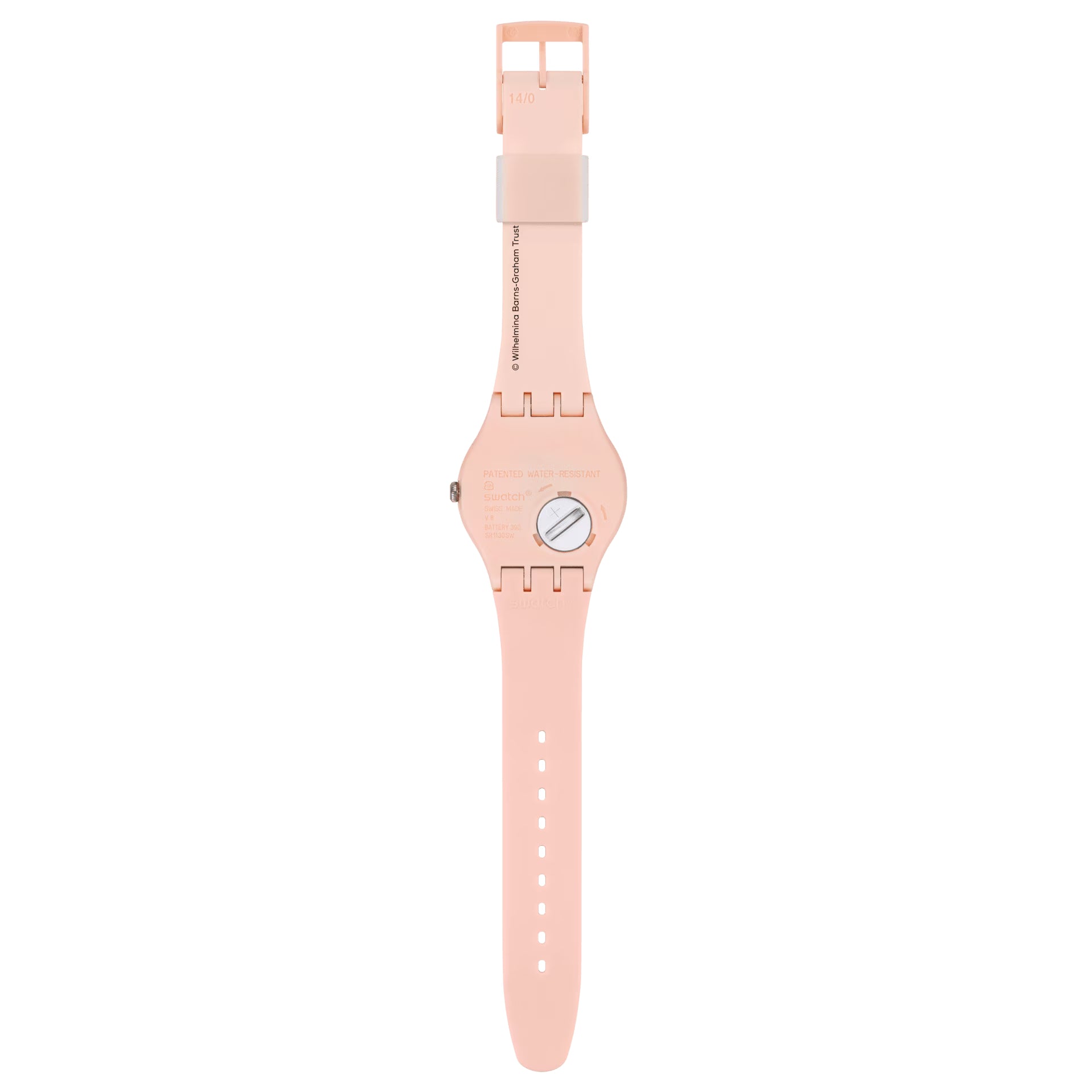 Orologio Unisex Swatch Barns-Graham's Orange And Red On Pink SUOZ362