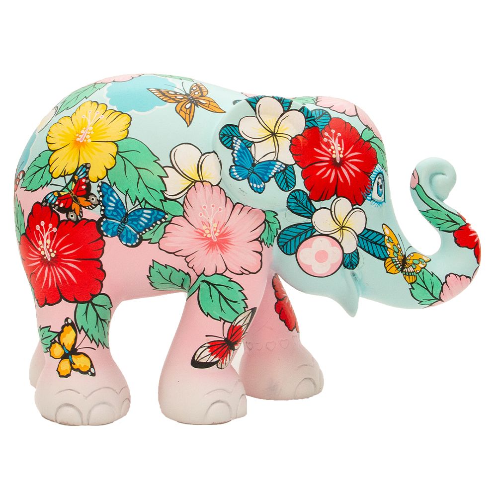 Scultura Elefante Onlylux Beautiful Life 10 cm Resina Dipinto A Mano 8858831261617