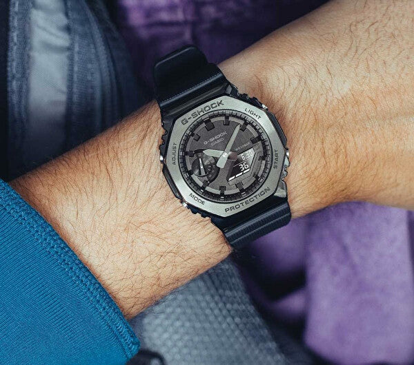 Orologio Uomo Casio G-SHOCK Acciaio Nero Lucido Gomma GMA-S2100BB-1AER