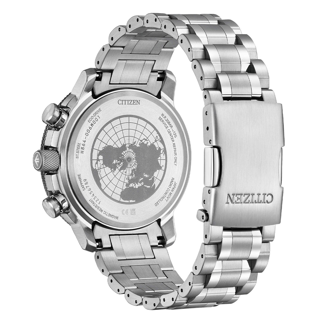 Orologio Uomo Citizen Geo Trekker Radio Controllato Grigio BY3006-53H