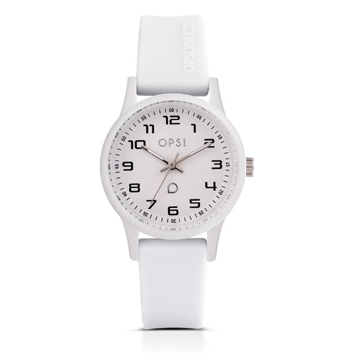 Orologio Donna Ops Silicon Sport Gomma Bianco OPSPW-1184-1450
