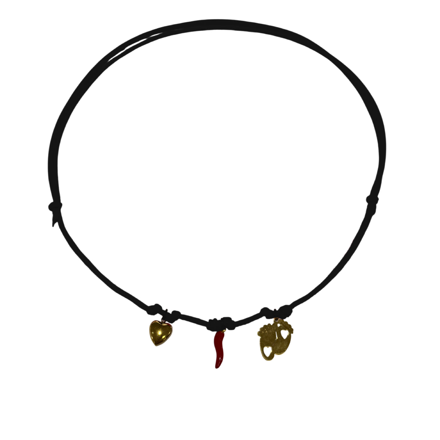 Collana Donna Re Mida Cordino FAMIGLIA SCARAMANTICA