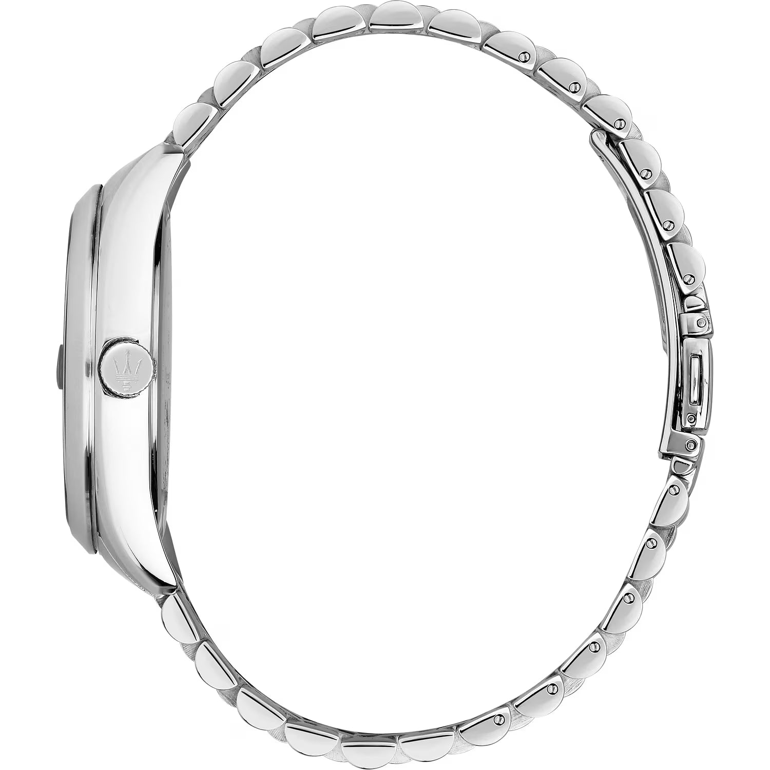 Orologio Uomo Maserati Acciaio Lucido Quarzo Nero Data R8853151026