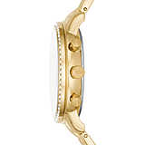 Orologio Donna Fossil Acciaio Dorato Con Ghiera Zirconata ES5219