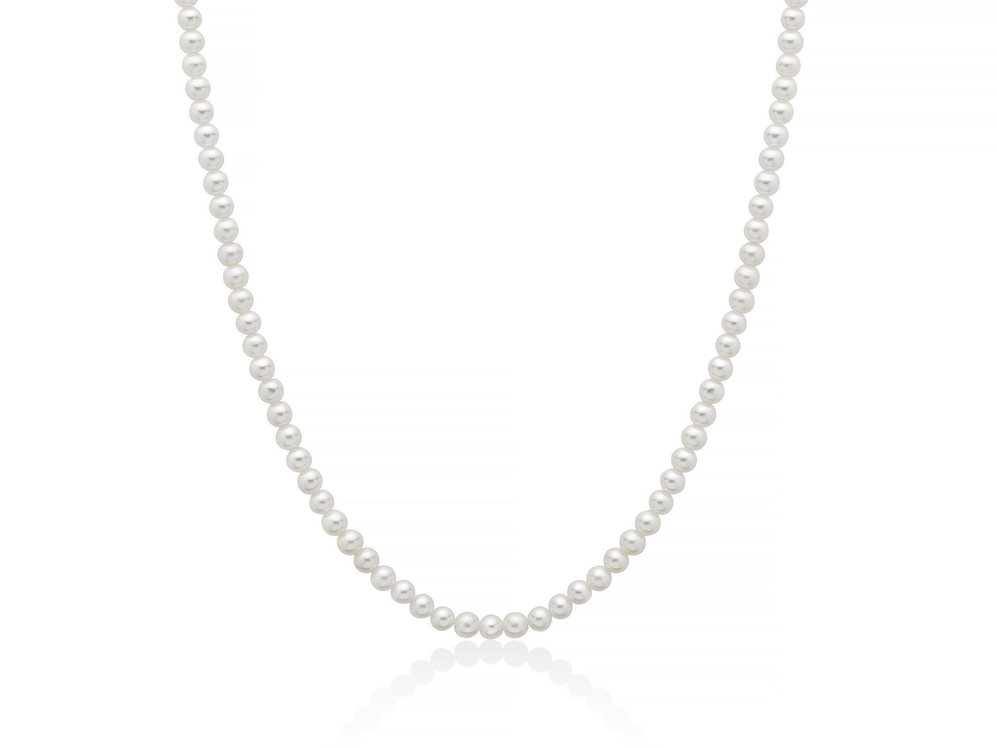 Collana Girocollo Perle Miluna Chiusura In Oro Bianco 375 PCL6835BX