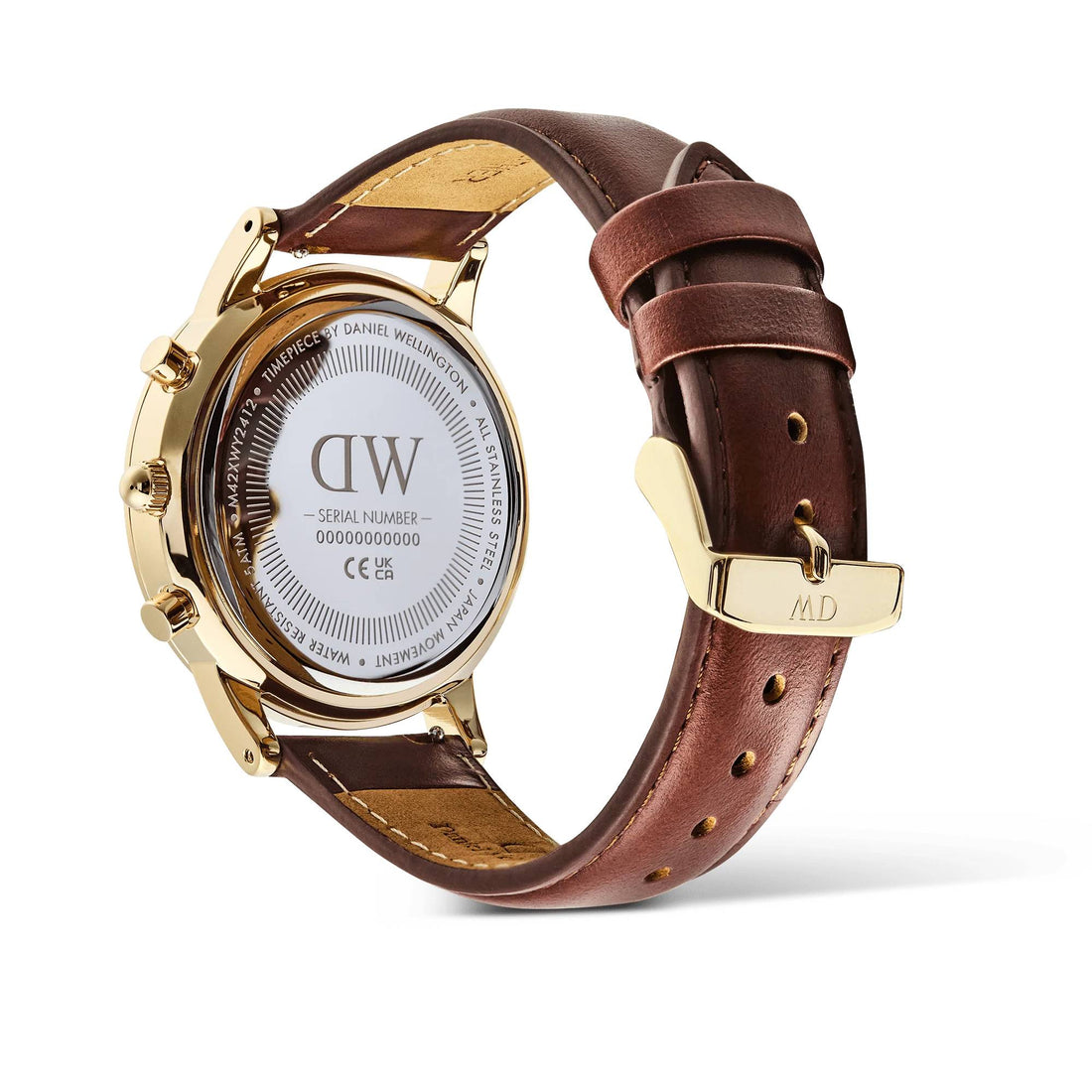 Orologio Uomo Daniel Wellington Icon Cronografo Dorato Verde DW00100876