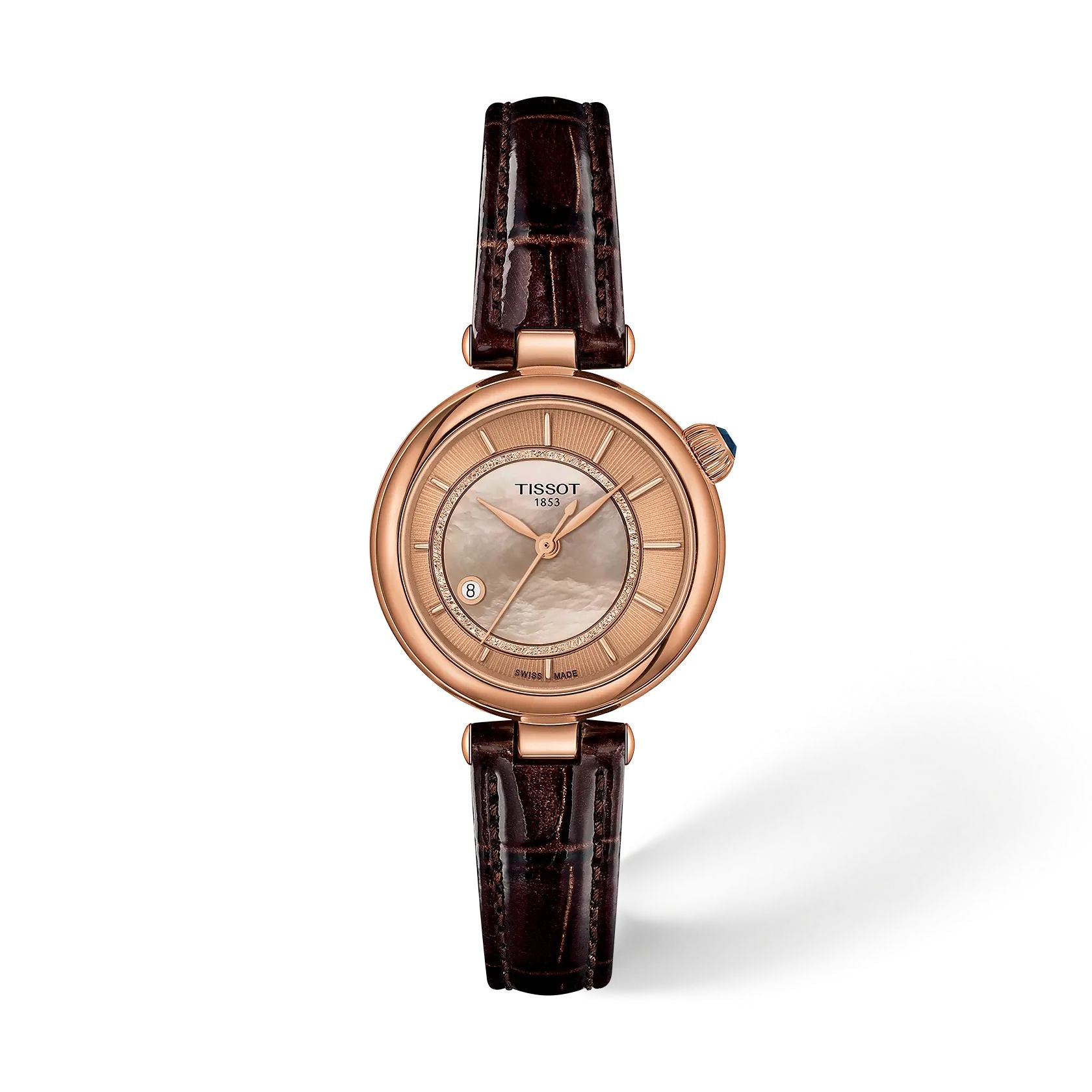 Orologio Donna Tissot Pelle Rosè Désir Madreperla Diamanti T1562073652100