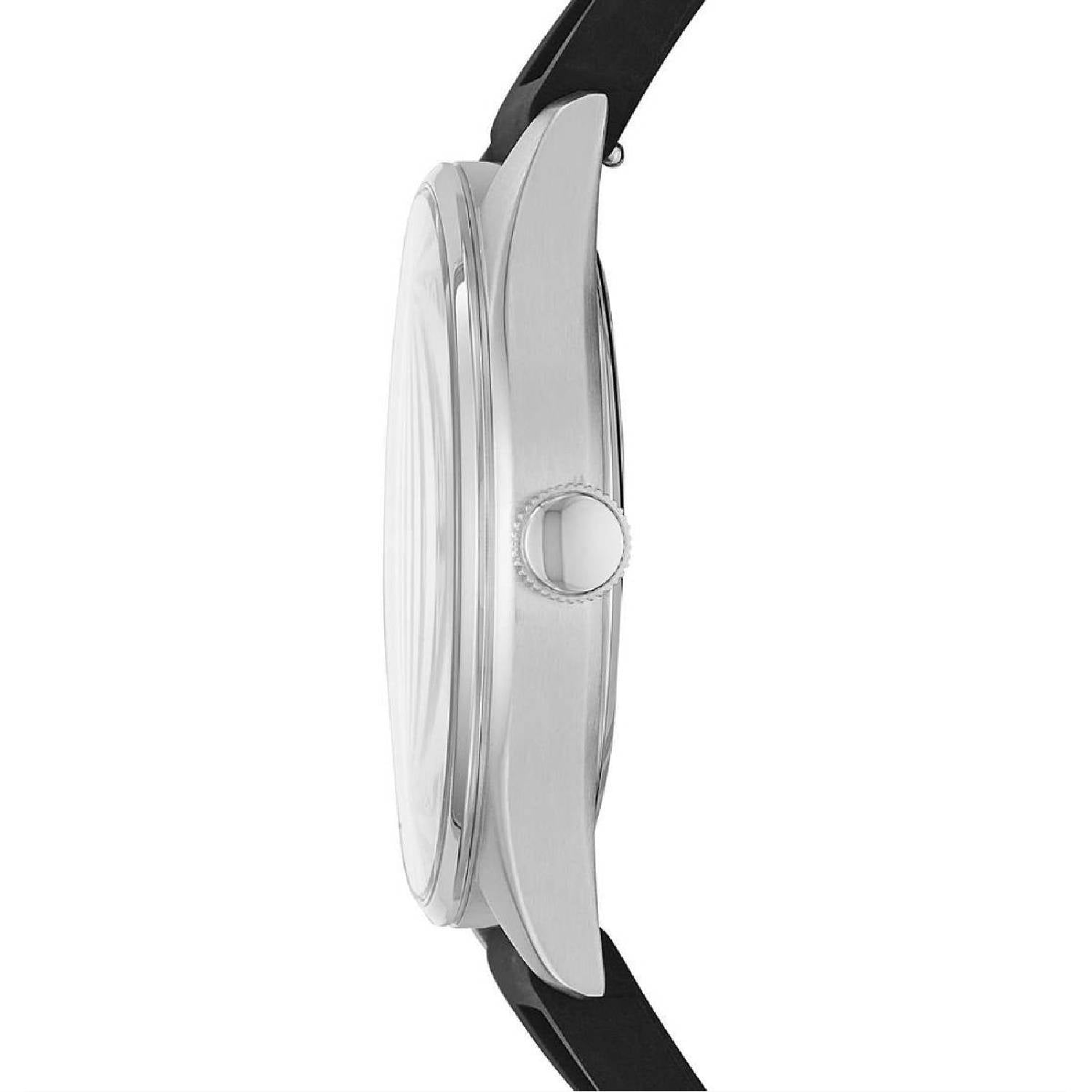 Orologio Uomo Acciaio Fossil Solo Tempo Quarzo Data Belmar Nero FS5535