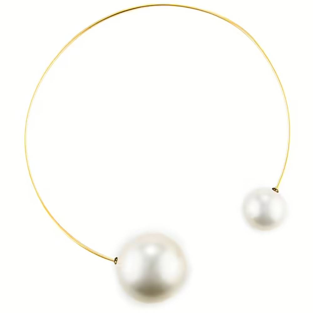 Collana Donna Acciaio rigida 4US Cesare Paciotti  Perle 4UCL6484W