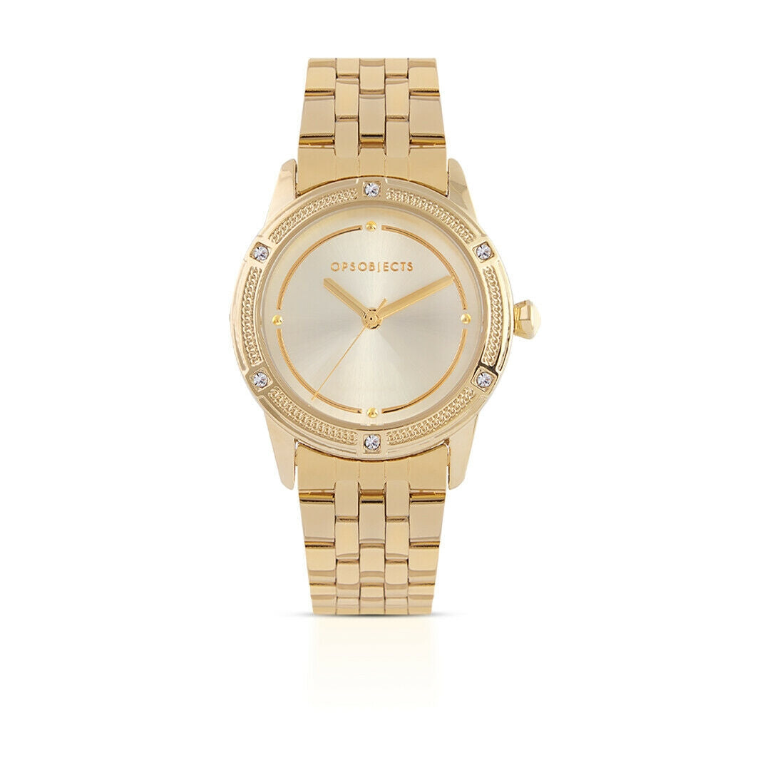 Orologio Donna Ops-Objects Quarzo Solo Tempo Acciaio Dorato OPSPW-830-3450