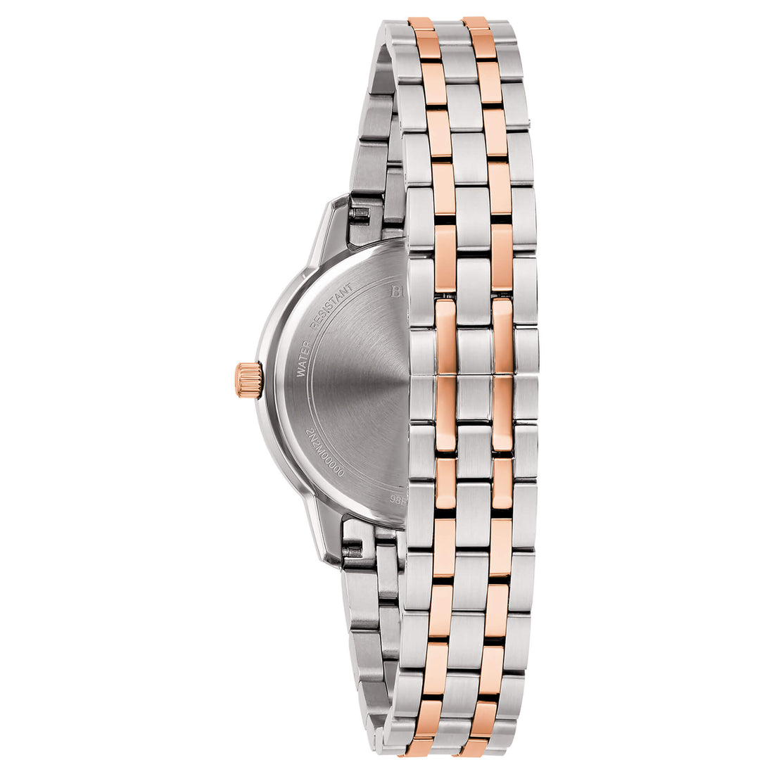 Orologio Donna Bulova Quarzo Solo Tempo Sutton Lady Acciaio Bicolore Diamanti 98P213
