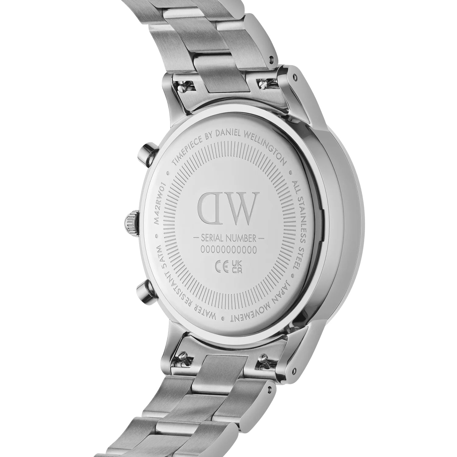 Orologio Uomo Daniel Wellington Cronografo Quarzo Acciaio Blu 42 mm DW00100644