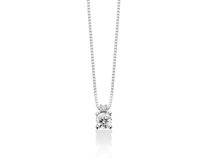 Collana Donna Miluna Punto Luce ORO 750 con  diamanti CLD4240-050G7
