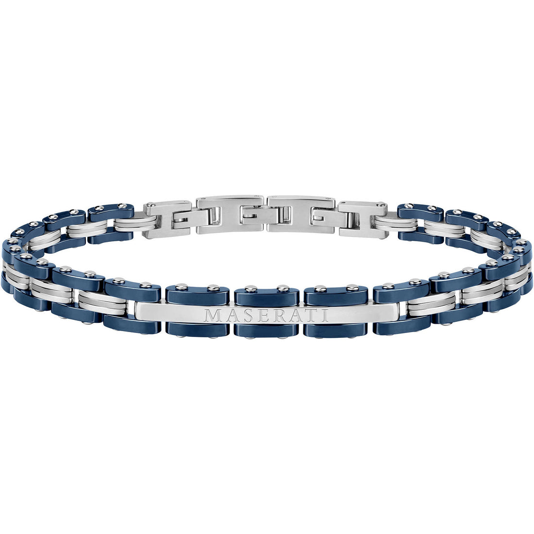 Bracciale Uomo Acciaio Maserati con Centrale Semirigido JM219AQH15