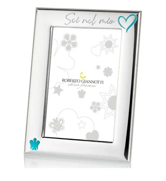 Cornice Argento 925 Roberto Giannotti Bambino Angelo Sei Nel Mio Cuore GICO23