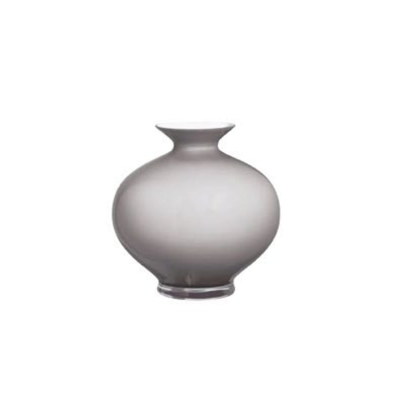 Vaso Cristallo Onlylux Aurora Opale Grigio Altezza 20 cm OL02492
