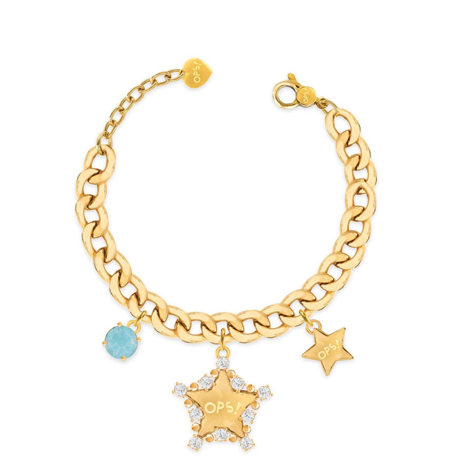 Bracciale Donna Ops Objects Fashion Love Groumette Stella Dorata OPS-LUX14-4450