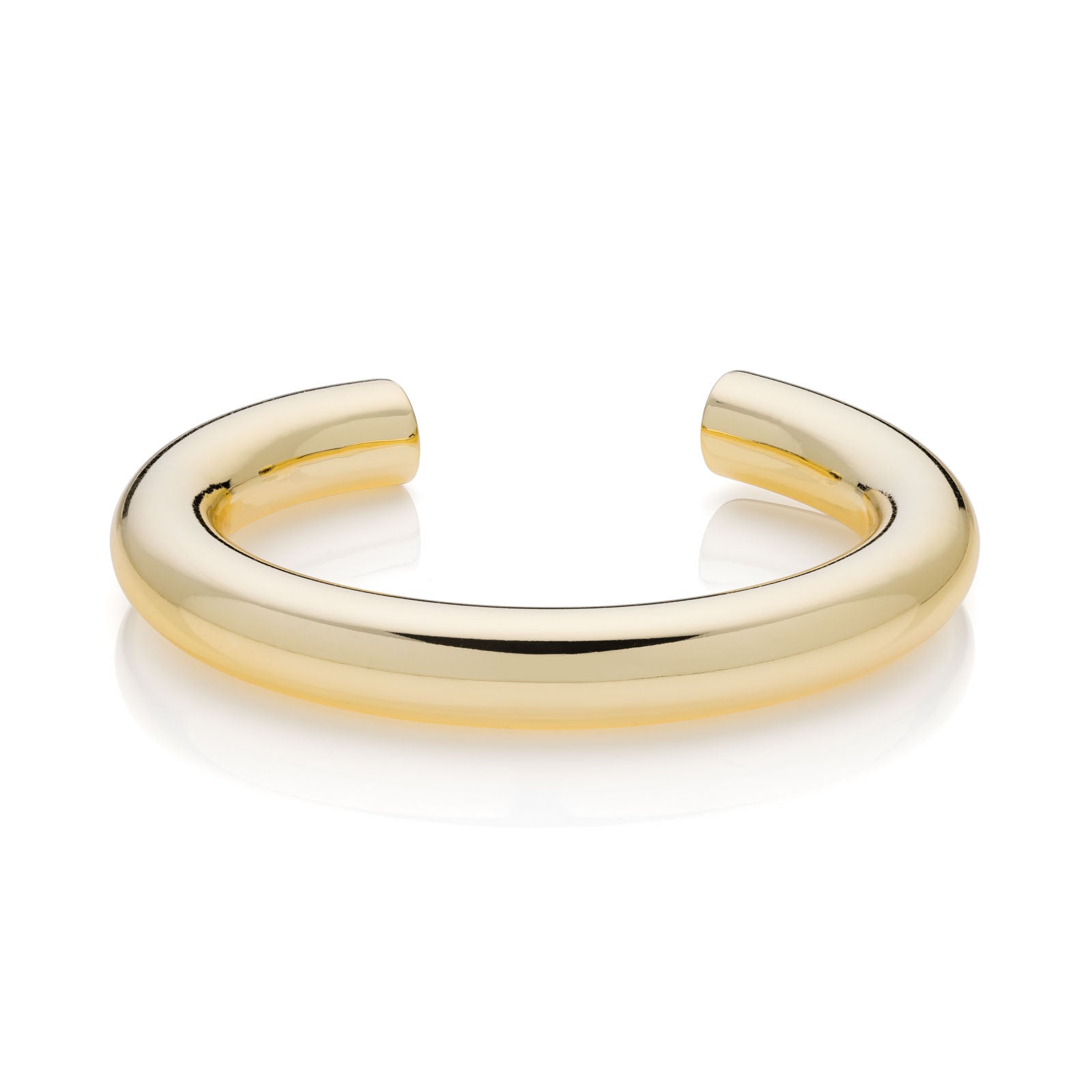 Bracciale Donna Unoaerre Bronzo Dorato Rigido Tubo Gas Lucido 557082