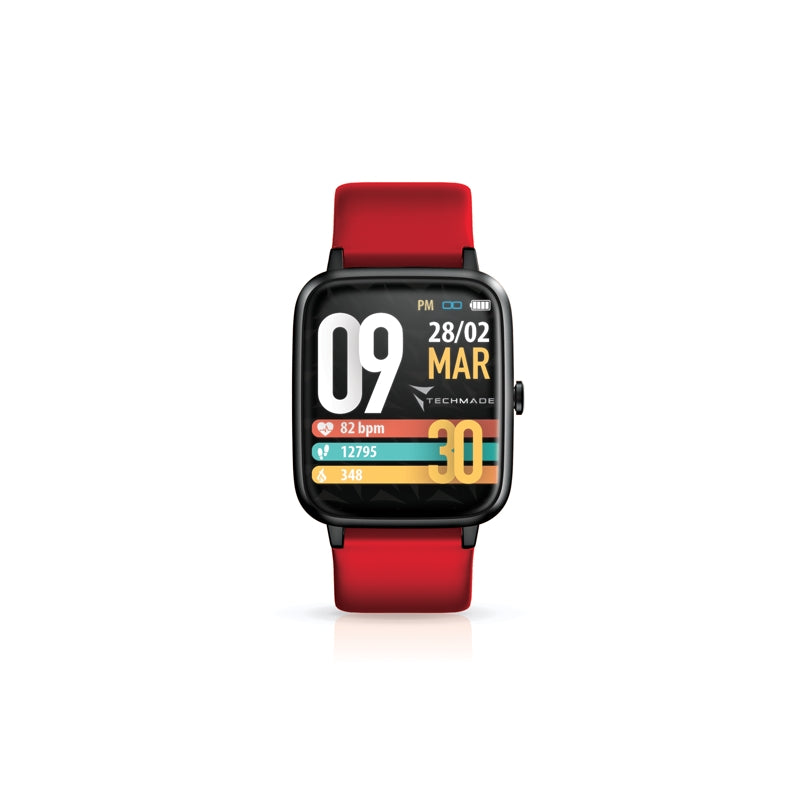 Orologio Unisex Techmade Smartwatch Rosso TM-MOVE-RED