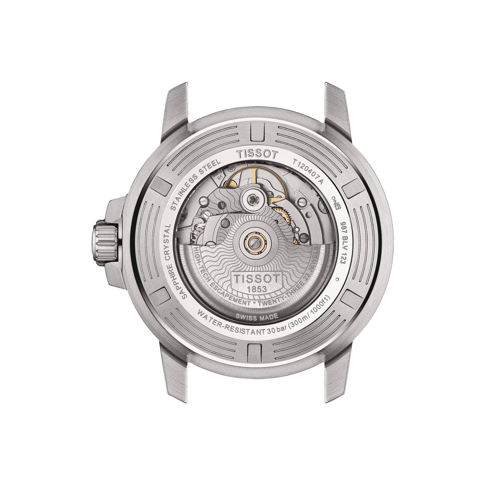 Orologio Tissot Uomo Powermatic 80 Acciaio Automatico Solo Tempo Data 300 m