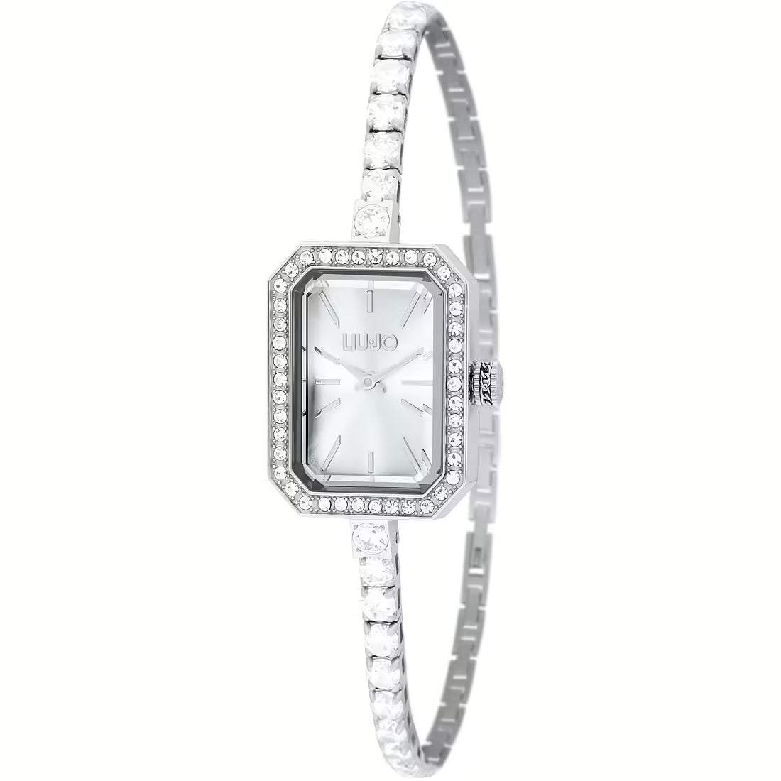 Orologio Donna Liu Jo Acciaio Tennis Zirconi Bianchi Quarzo TLJ2326