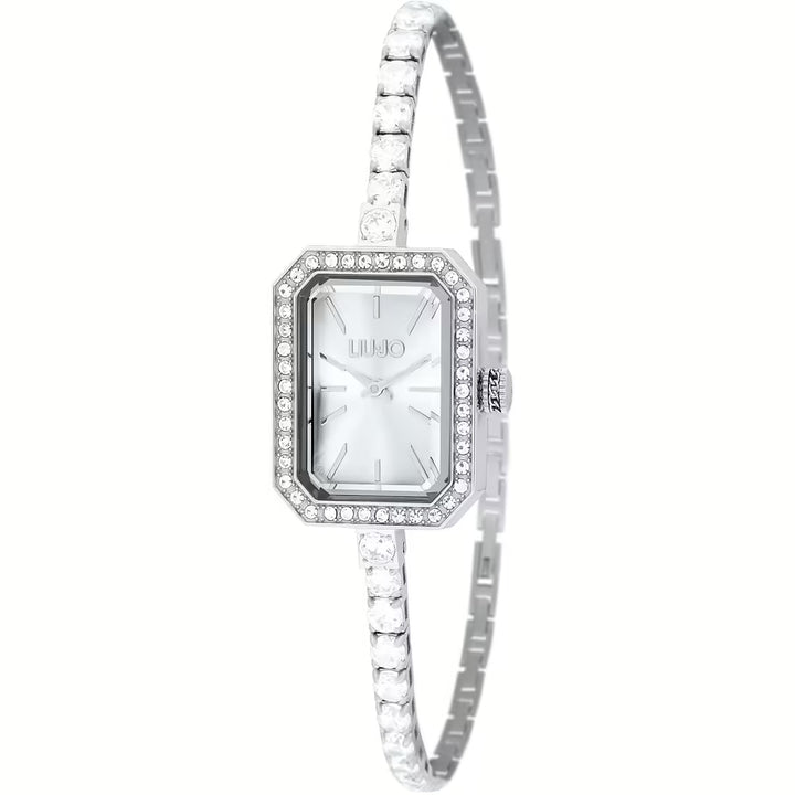 Orologio Donna Liu Jo Acciaio Tennis Zirconi Bianchi Quarzo TLJ2326